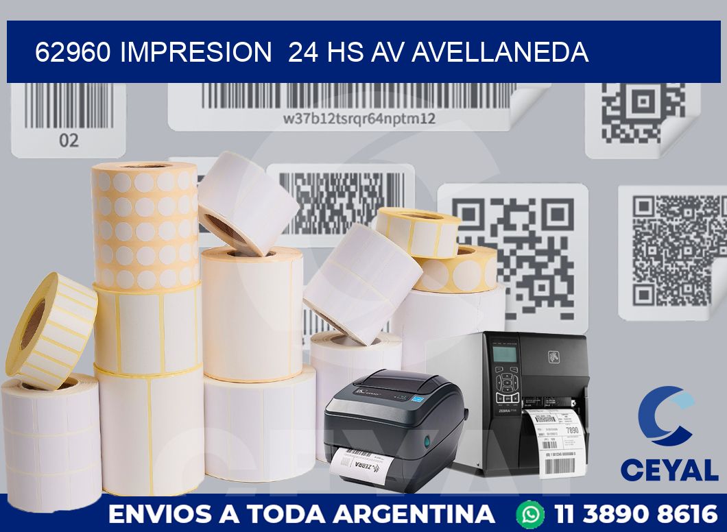 62960 impresion  24 hs Av Avellaneda