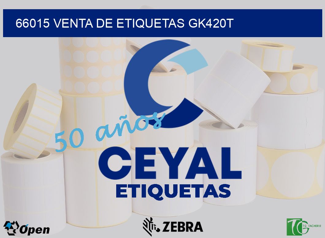 66015 VENTA DE ETIQUETAS GK420T