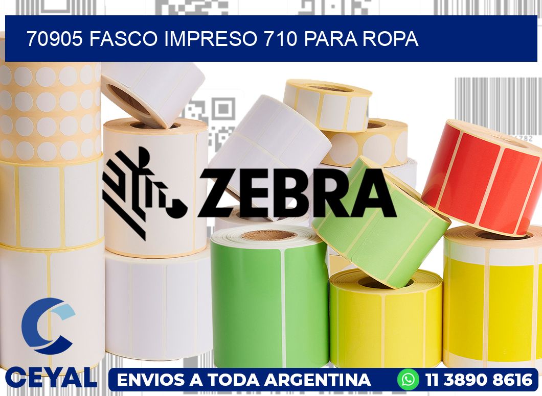 70905 FASCO IMPRESO 710 PARA ROPA