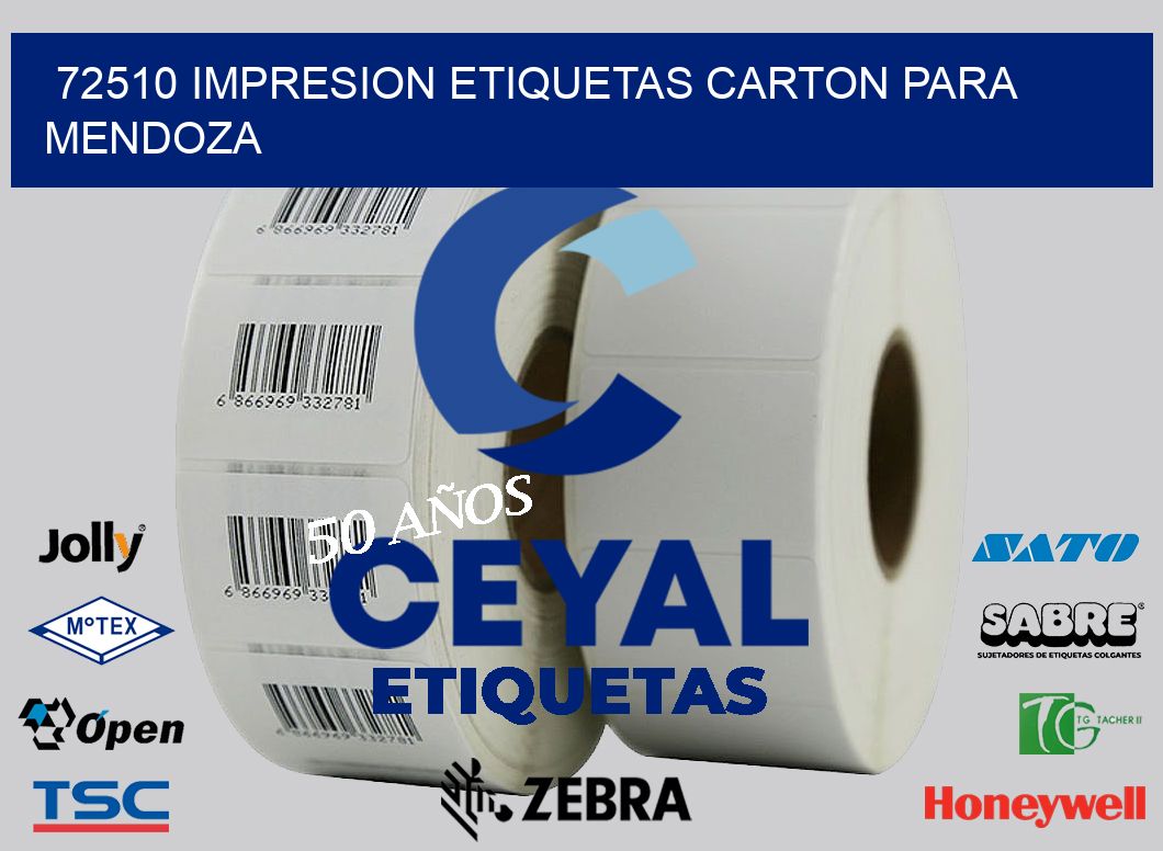 72510 IMPRESION ETIQUETAS CARTON PARA MENDOZA