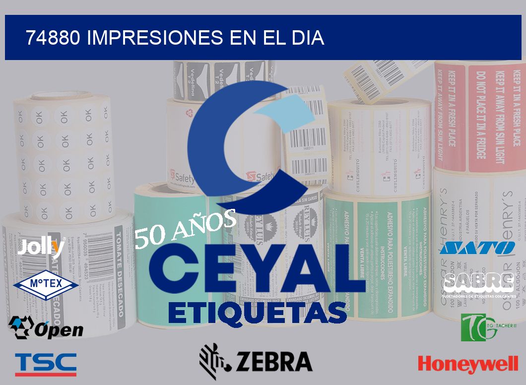 74880 Impresiones en el dia