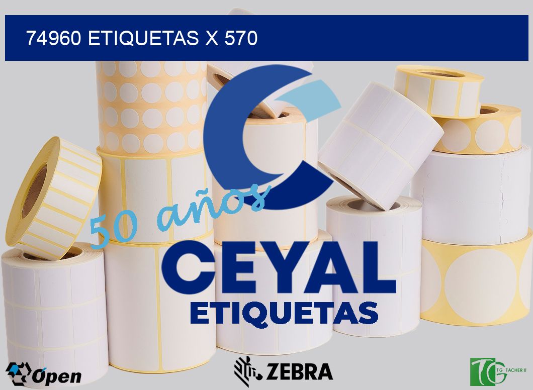 74960 Etiquetas x 570