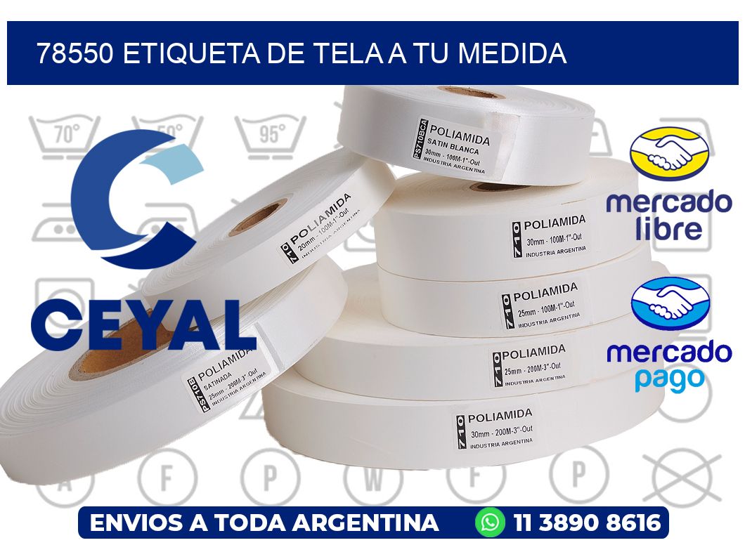 78550 ETIQUETA DE TELA A TU MEDIDA