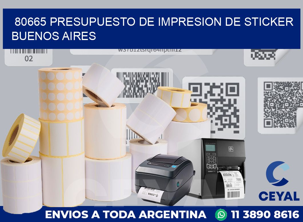 80665 PRESUPUESTO DE IMPRESION DE STICKER BUENOS AIRES