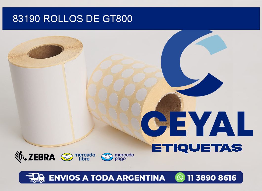 83190 ROLLOS DE GT800