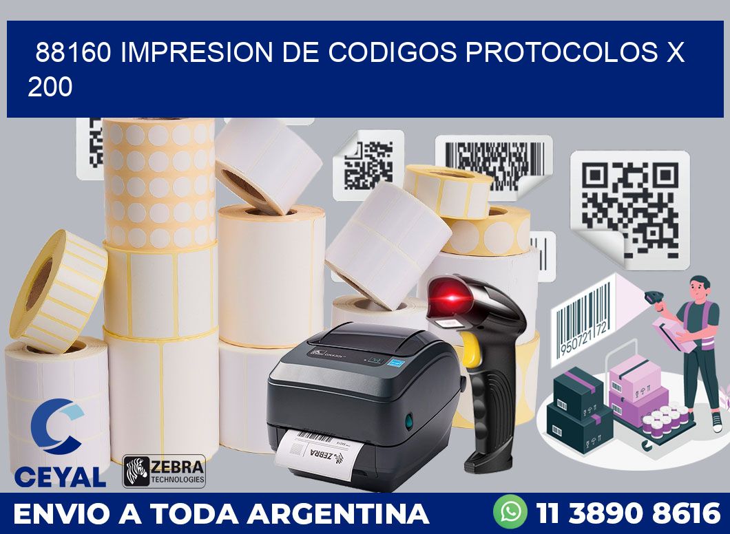 88160 impresion de codigos protocolos x 200