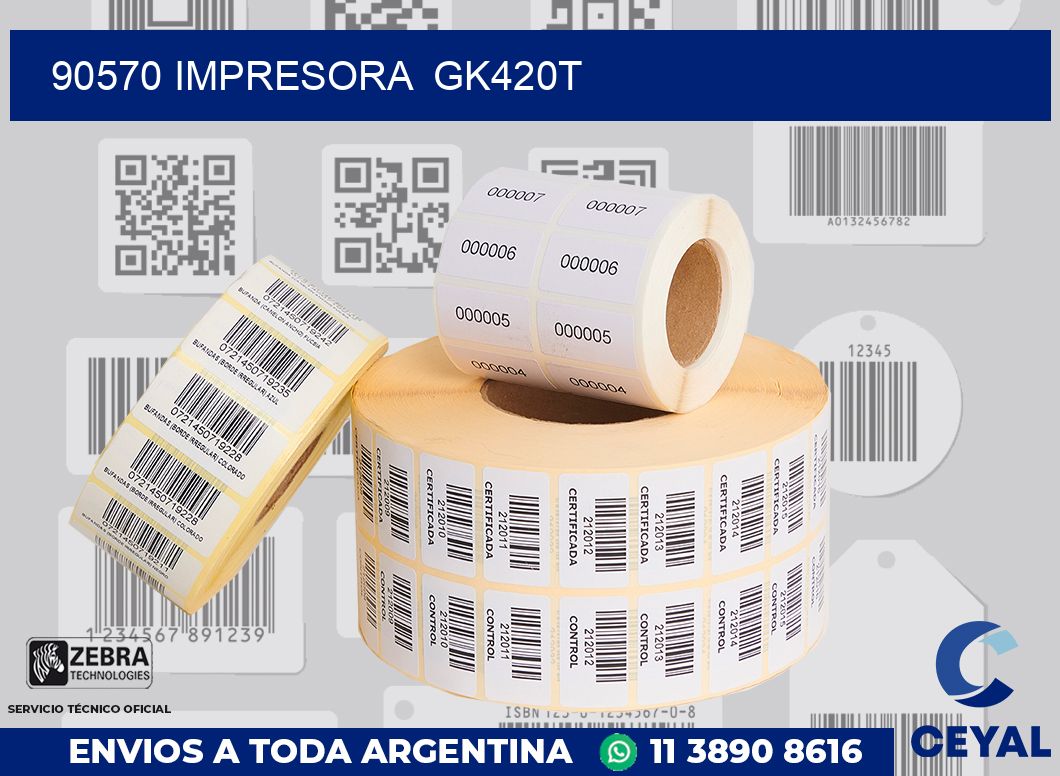 90570 impresora  gk420t