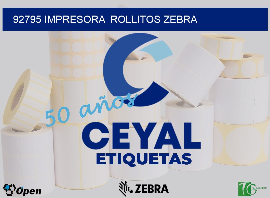 92795 impresora  rollitos zebra