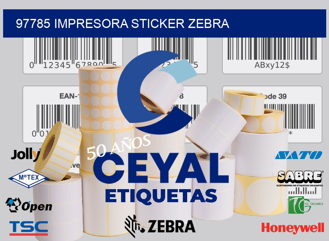 97785 impresora sticker zebra