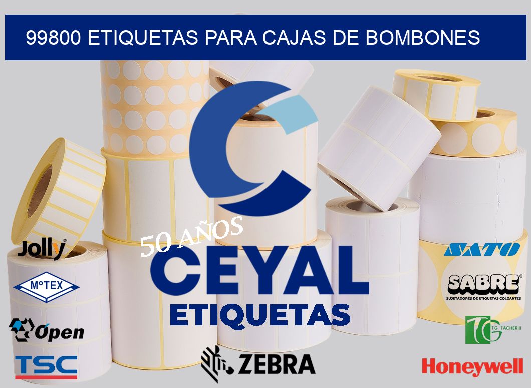 99800 ETIQUETAS PARA CAJAS DE BOMBONES