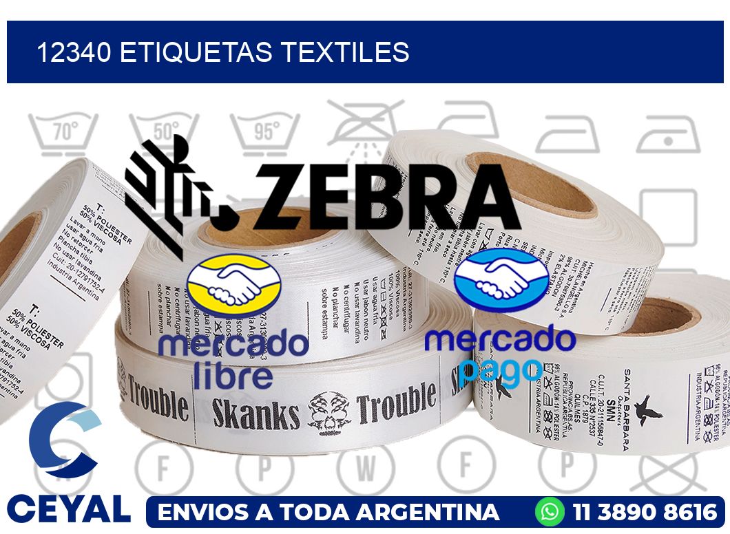12340 ETIQUETAS TEXTILES