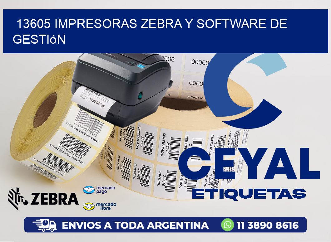 13605 Impresoras Zebra y Software de Gestión