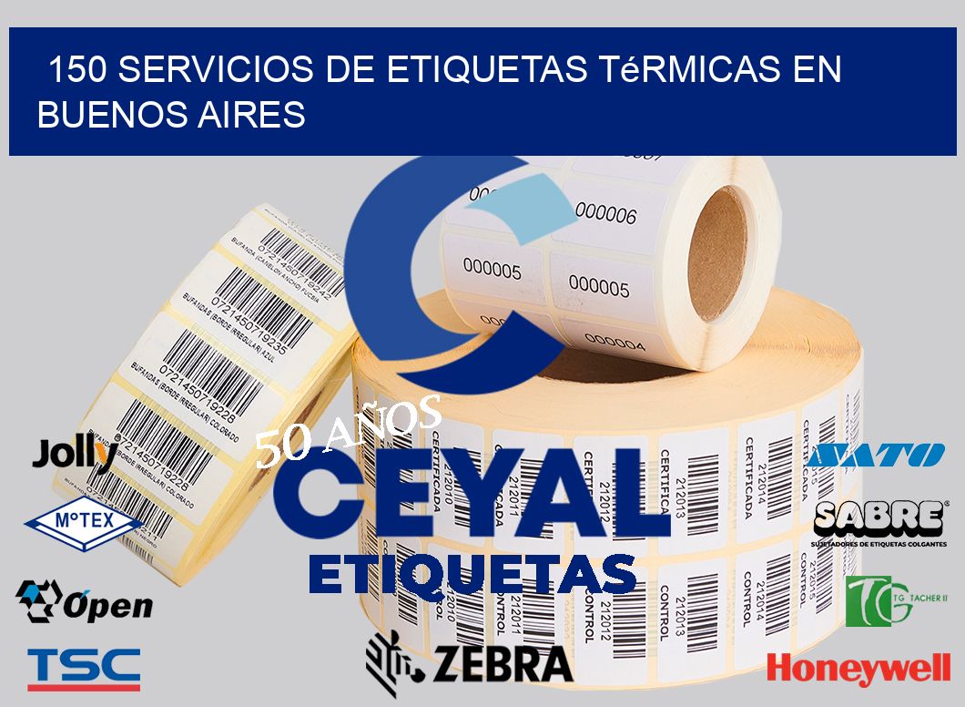 150 Servicios de Etiquetas Térmicas en Buenos Aires