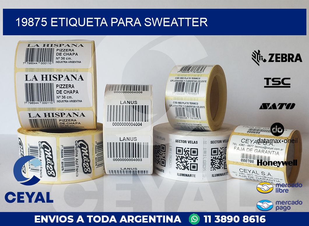 19875 ETIQUETA PARA SWEATTER