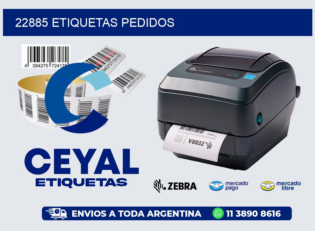 22885 etiquetas pedidos