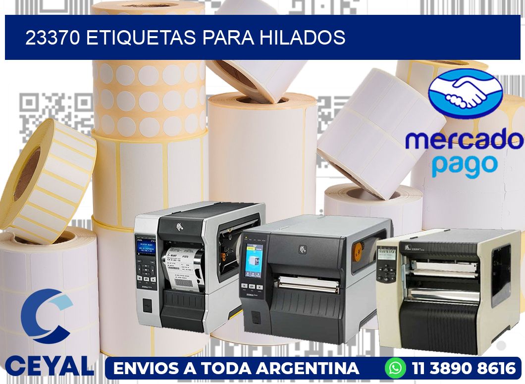 23370 ETIQUETAS PARA HILADOS