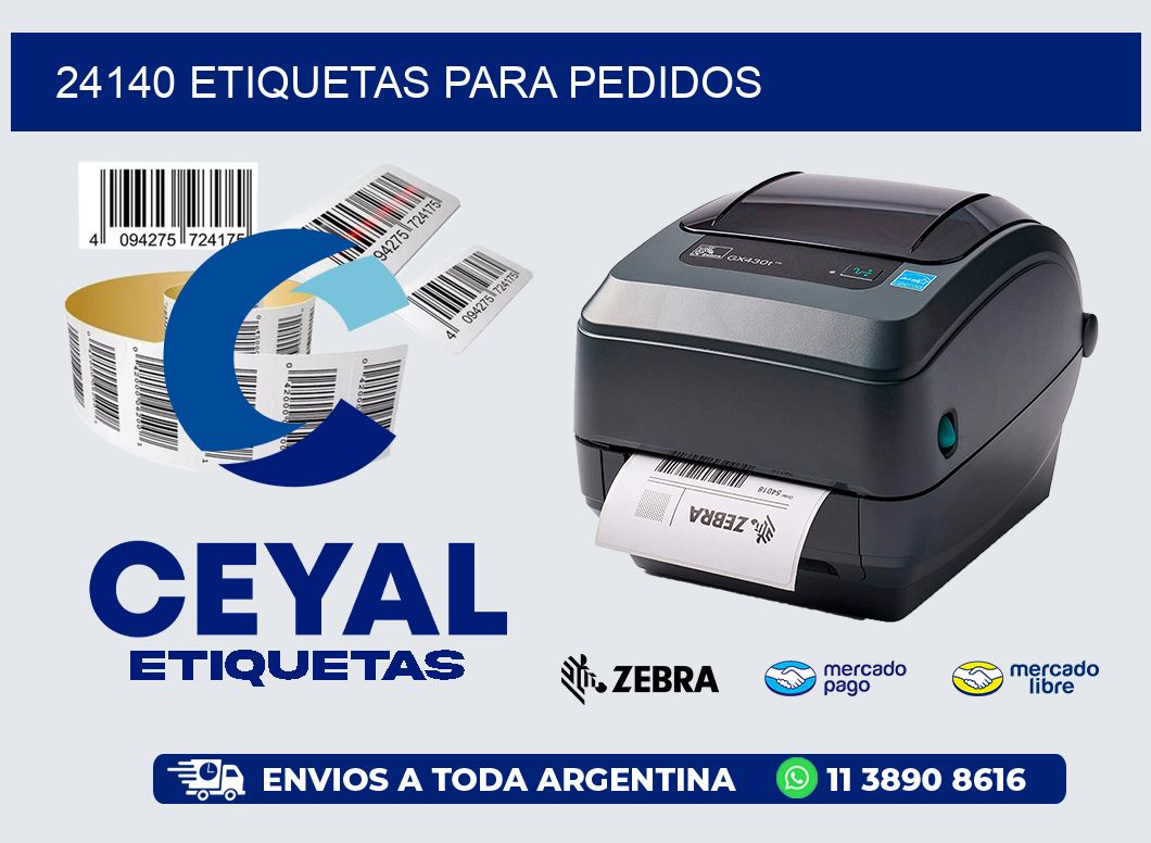 24140 ETIQUETAS PARA PEDIDOS