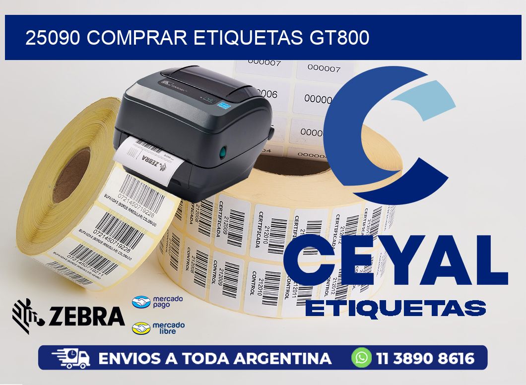 25090 COMPRAR ETIQUETAS GT800