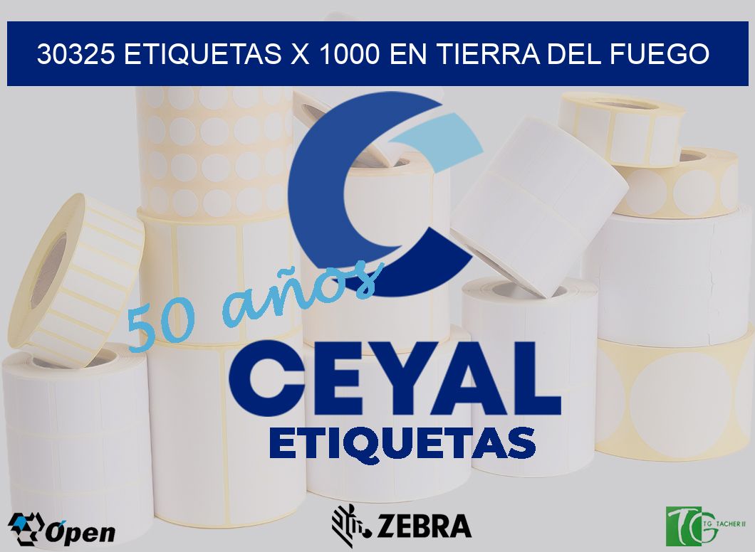 30325 ETIQUETAS X 1000 EN TIERRA DEL FUEGO