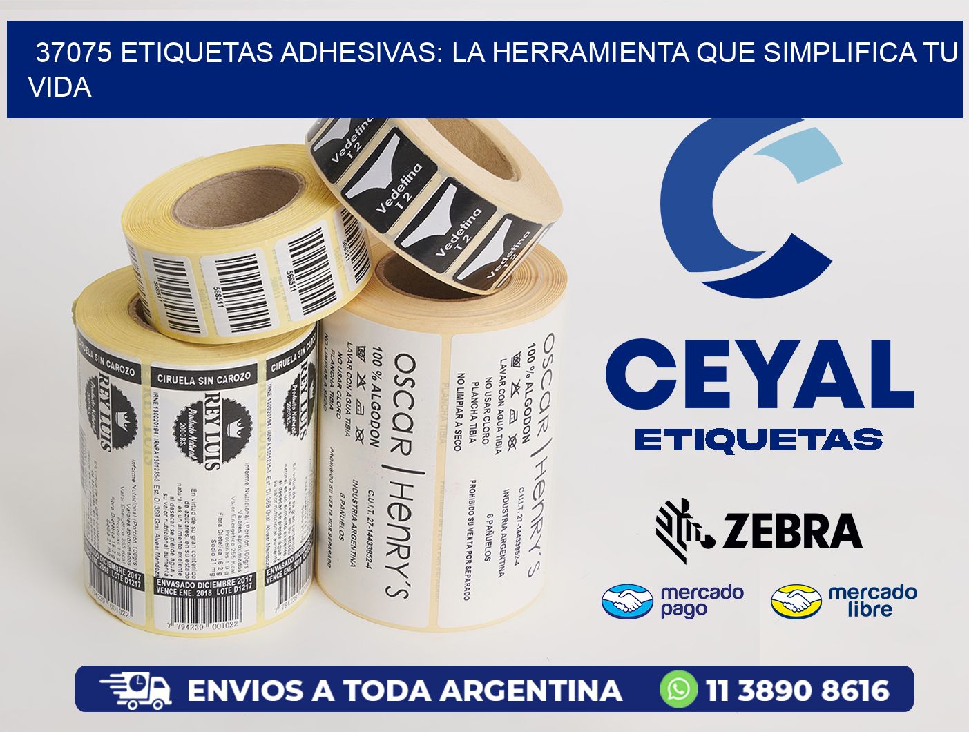 37075 Etiquetas Adhesivas: La Herramienta que Simplifica tu Vida