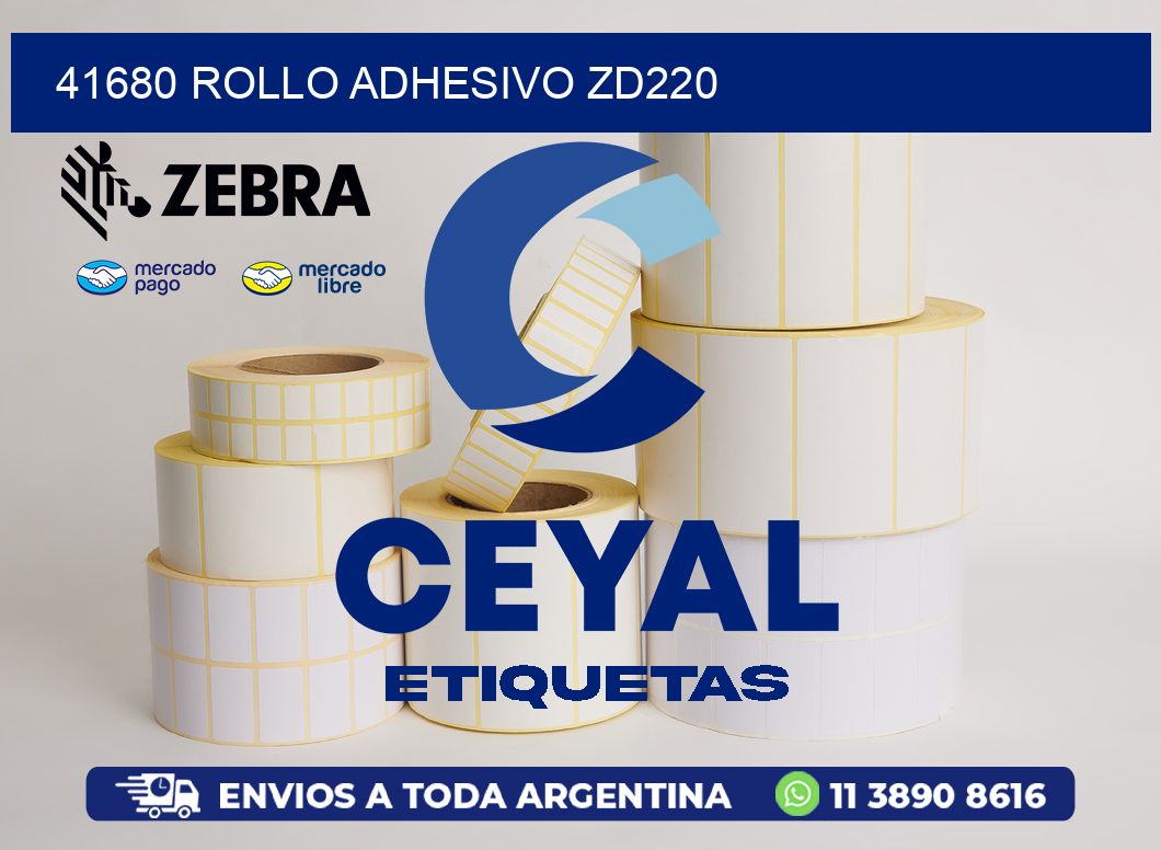 41680 ROLLO ADHESIVO ZD220