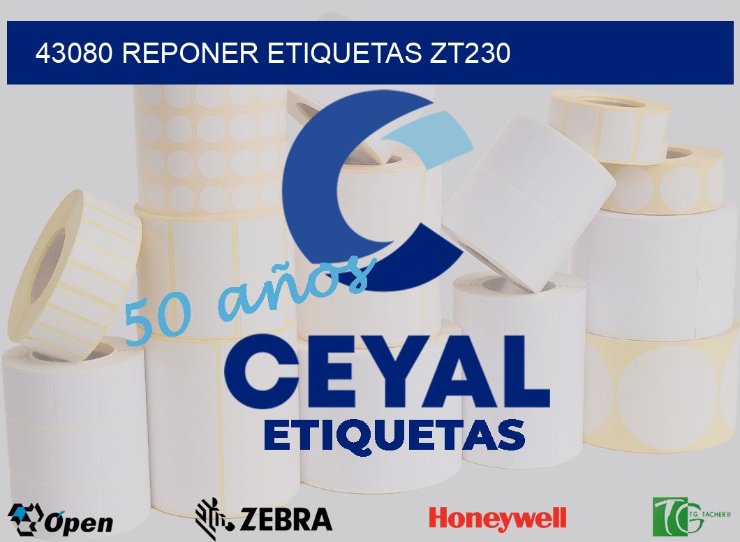 43080 REPONER ETIQUETAS ZT230