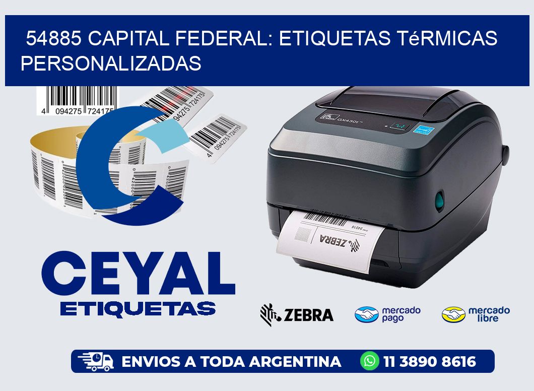 54885 Capital Federal: Etiquetas Térmicas Personalizadas