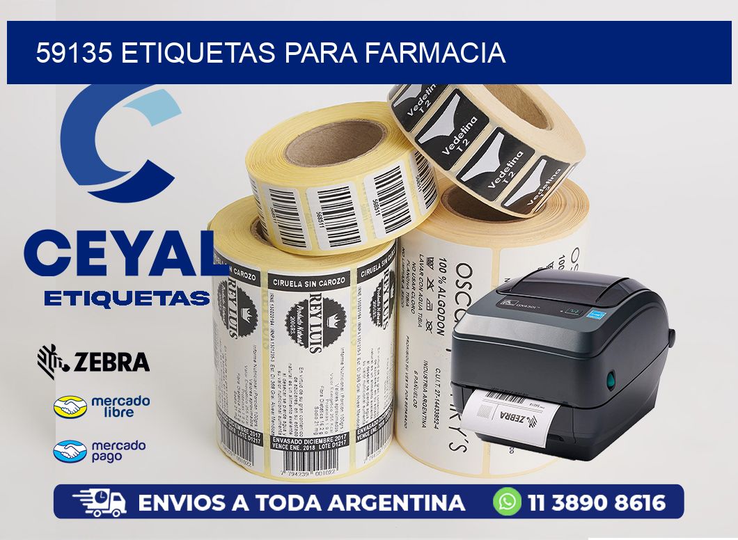 59135 ETIQUETAS PARA FARMACIA