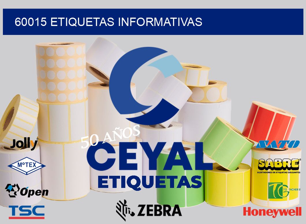 60015 etiquetas informativas
