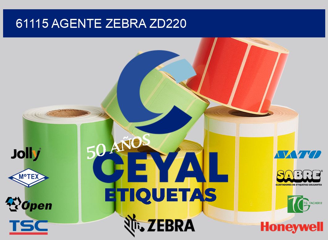 61115 AGENTE ZEBRA ZD220