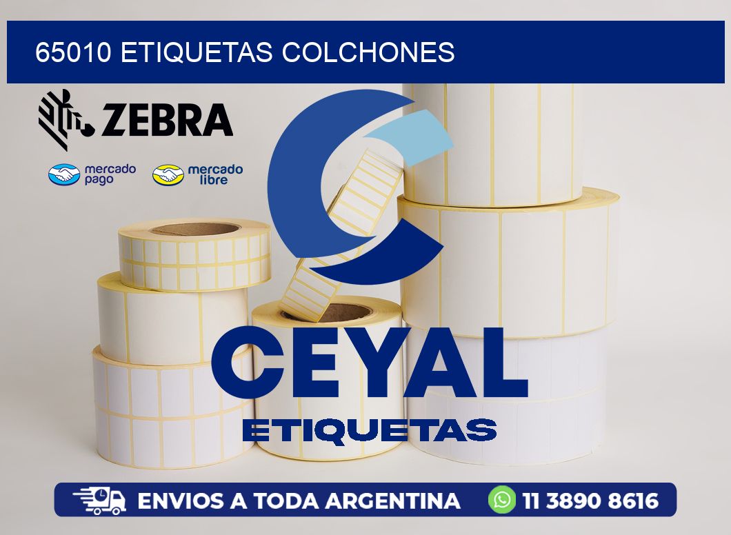 65010 etiquetas colchones