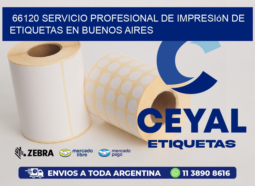 66120 Servicio Profesional de Impresión de Etiquetas en Buenos Aires