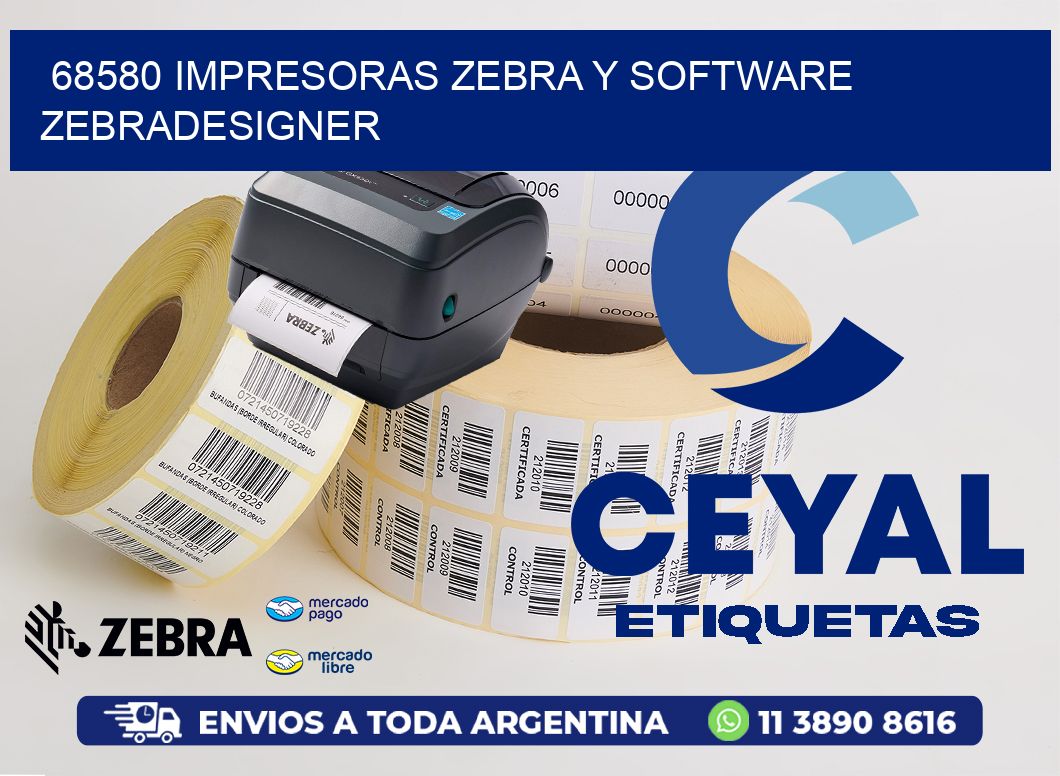 68580 Impresoras Zebra y Software zebradesigner