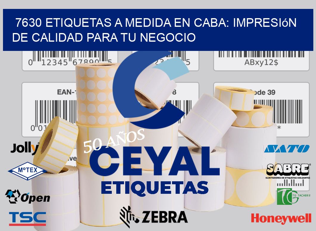 7630 Etiquetas a Medida en CABA: Impresión de Calidad para tu Negocio