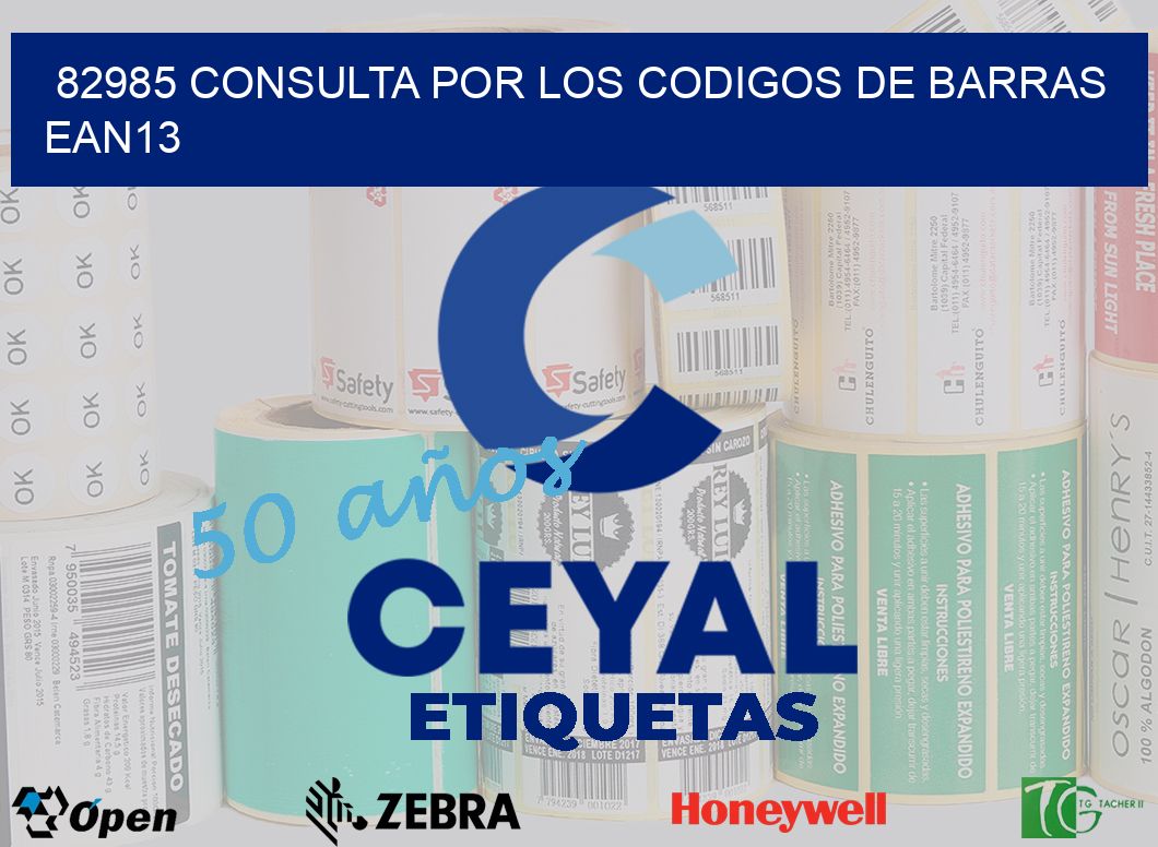 82985 CONSULTA POR LOS CODIGOS DE BARRAS EAN13