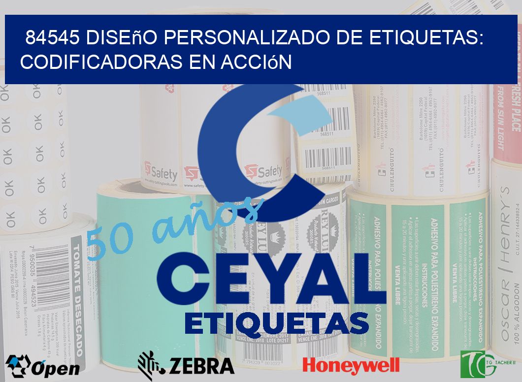 84545 Diseño Personalizado de Etiquetas: Codificadoras en Acción