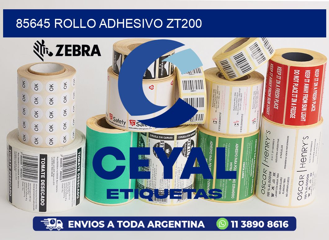 85645 ROLLO ADHESIVO ZT200