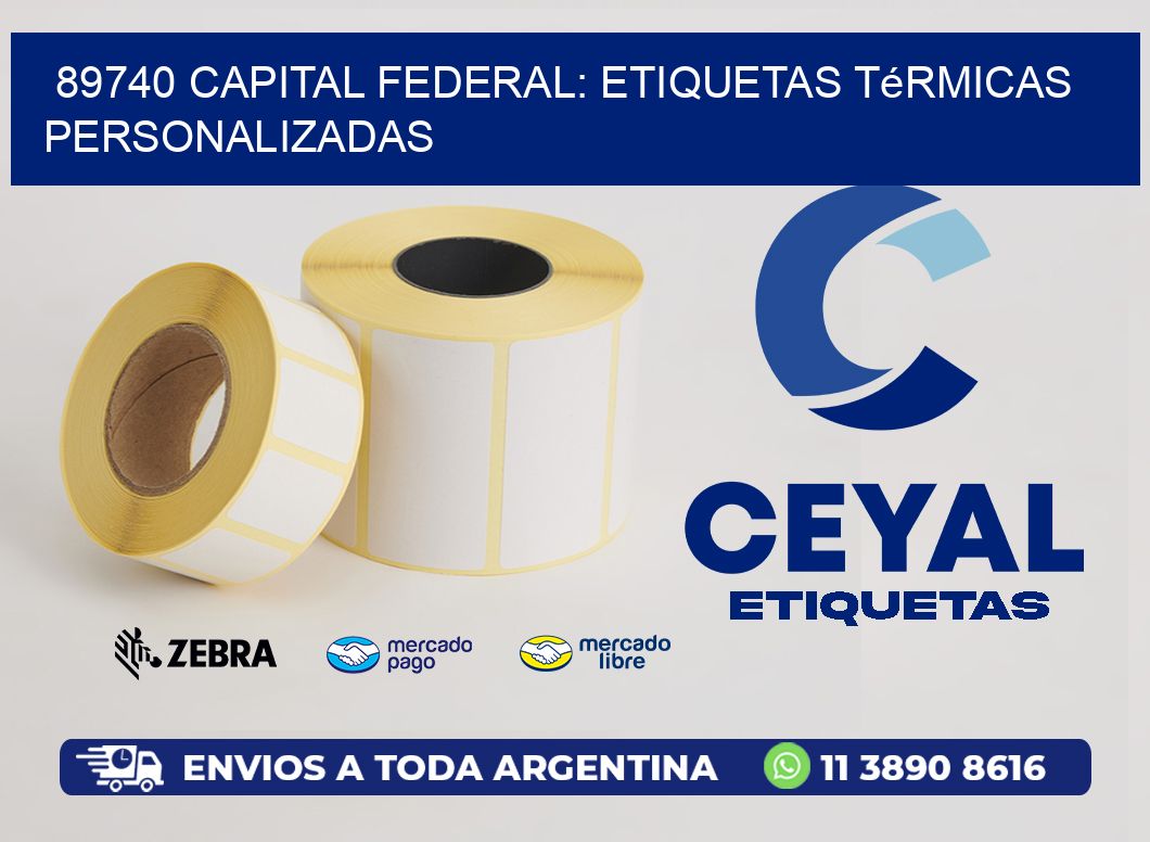 89740 Capital Federal: Etiquetas Térmicas Personalizadas