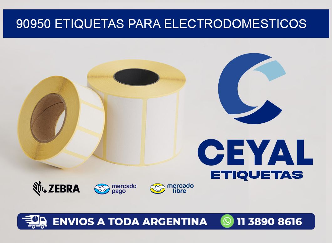 90950 etiquetas para electrodomesticos