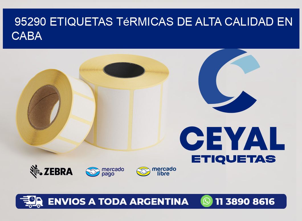 95290 Etiquetas Térmicas de Alta Calidad en CABA
