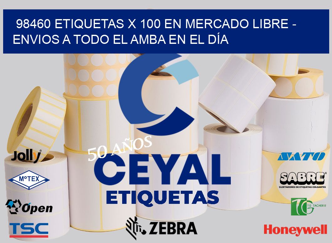 98460 ETIQUETAS X 100 EN MERCADO LIBRE – ENVIOS A TODO EL AMBA EN EL DÍA