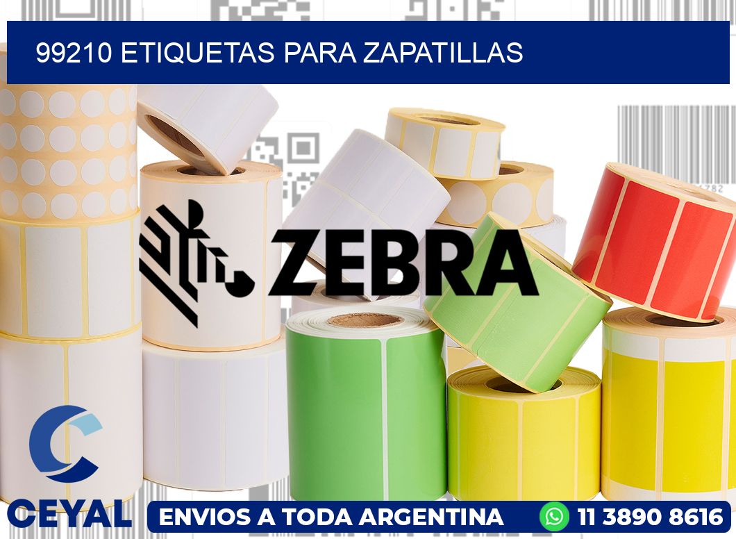 99210 ETIQUETAS PARA ZAPATILLAS