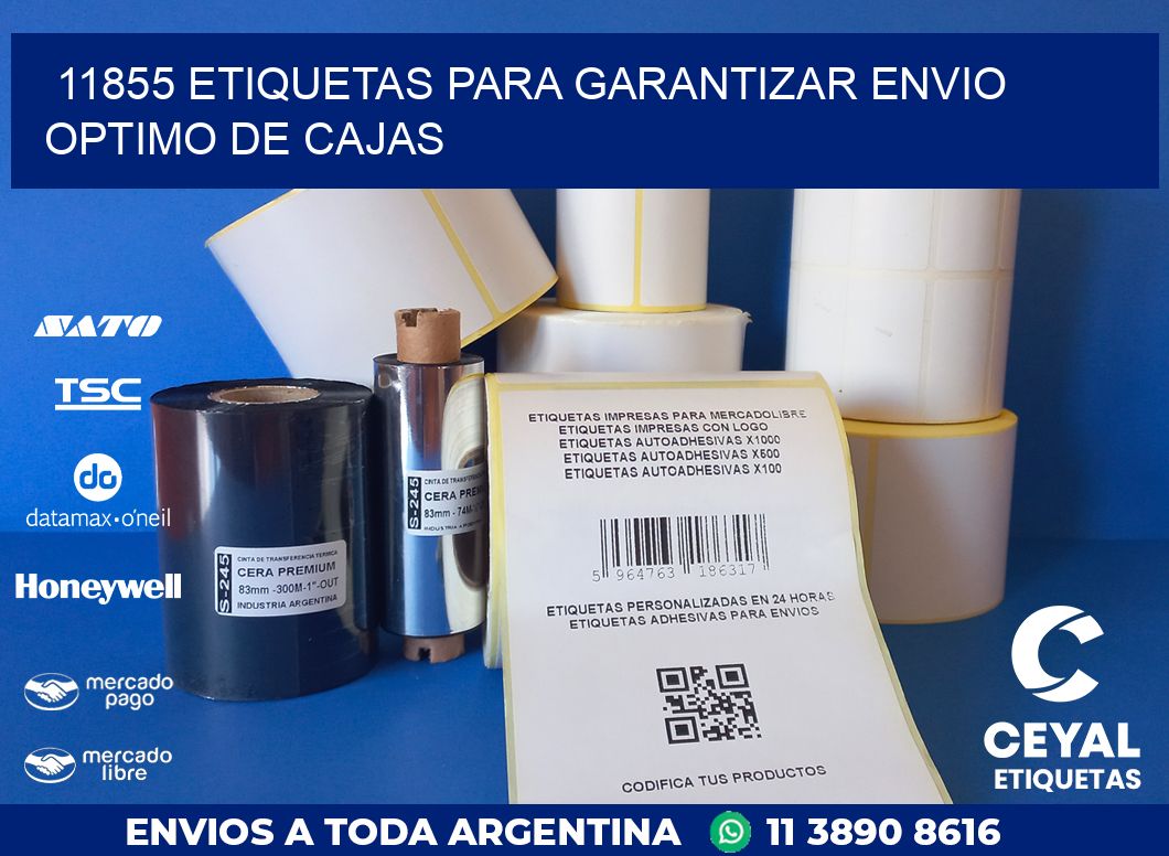 11855 ETIQUETAS PARA GARANTIZAR ENVIO OPTIMO DE CAJAS