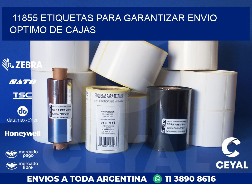 11855 ETIQUETAS PARA GARANTIZAR ENVIO OPTIMO DE CAJAS