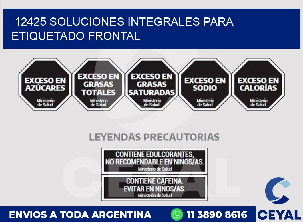 12425 SOLUCIONES INTEGRALES PARA ETIQUETADO FRONTAL
