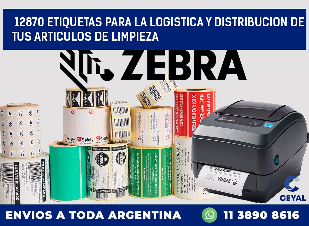 12870 ETIQUETAS PARA LA LOGISTICA Y DISTRIBUCION DE TUS ARTICULOS DE LIMPIEZA