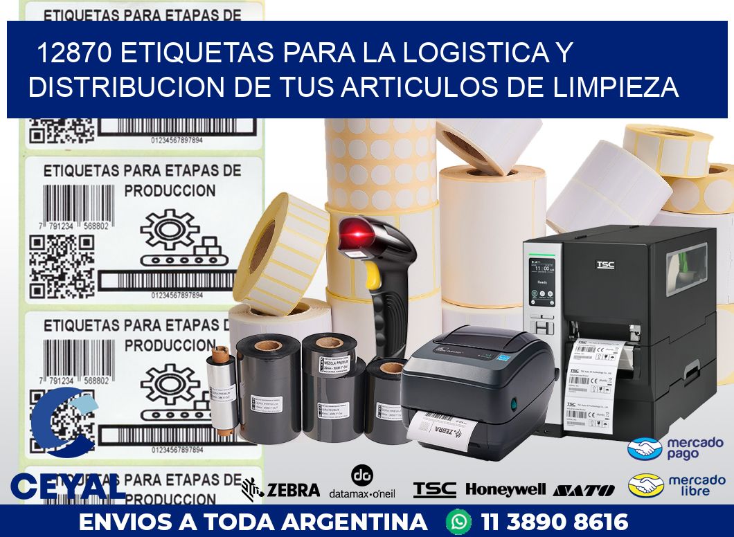 12870 ETIQUETAS PARA LA LOGISTICA Y DISTRIBUCION DE TUS ARTICULOS DE LIMPIEZA