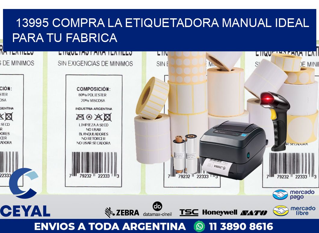 13995 COMPRA LA ETIQUETADORA MANUAL IDEAL PARA TU FABRICA