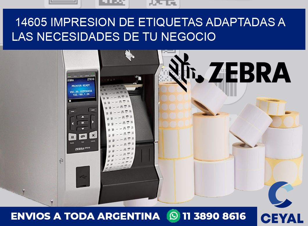 14605 IMPRESION DE ETIQUETAS ADAPTADAS A LAS NECESIDADES DE TU NEGOCIO