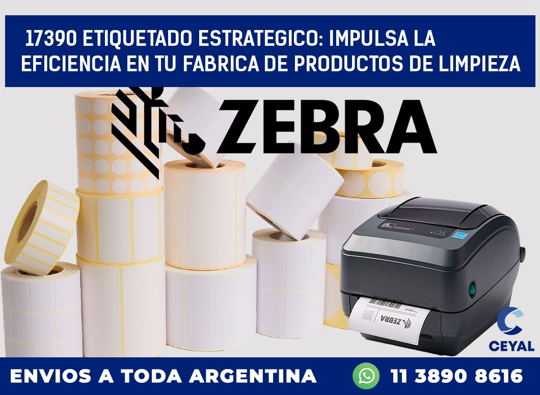 17390 ETIQUETADO ESTRATEGICO: IMPULSA LA EFICIENCIA EN TU FABRICA DE PRODUCTOS DE LIMPIEZA